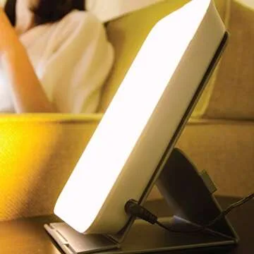 TheraLite Light Therapy Lamp - 10,000 LUX - Compact Bright Sun Lamp - Sun Light Therapy, Energy Booster and Mood Lifter