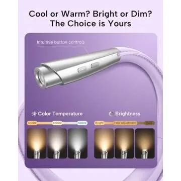Enclize LED Neck Reading Light - Adjustable & Portable