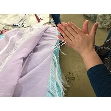 Beach Towel 100% Cotton Turkish Beach Towel Adult 38x70 Inch Pre-washed Absorbent Extra Large|Sand Free Quick Dry BathTowels|Lightweight Blanket|Travel Cruise Camping Spa Gym Yoga Towel|Blue Depths