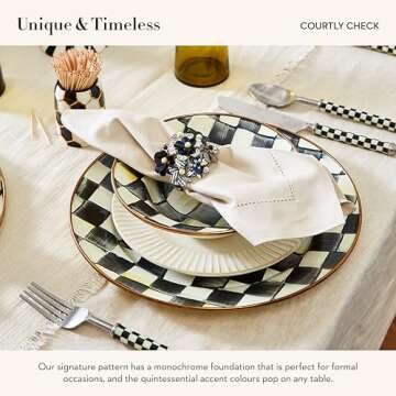 MacKenzie-Childs Enamel Round Tray for Stylish Serving