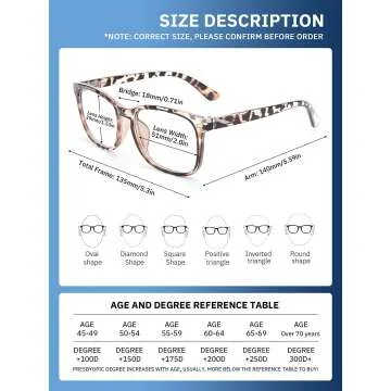 CCVOO 5 Pack Blue Light Blocking Reading Glasses