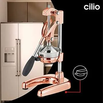 Cilio Copper Citrus Press Juicer for Fresh Juice Lovers