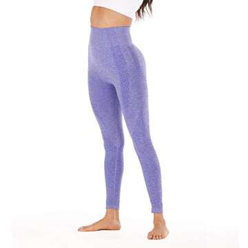 Xize Women's High Waist Yoga Leggings - Royal Blue Pants for Comfort and Style