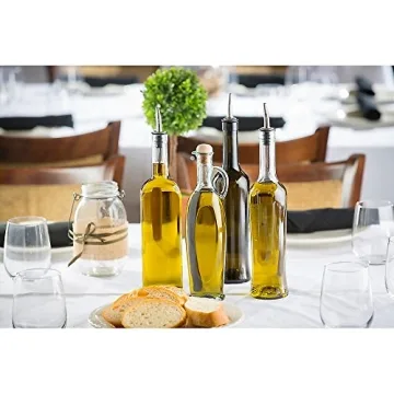 Elegant Tablecraft 16 oz Oil & Vinegar Cruet for Kitchen
