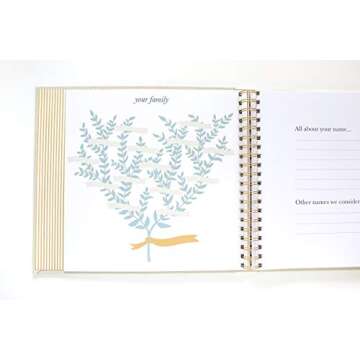 The Baby Memory Book: Beautiful Modern Baby Book and Scrapbook for Baby's First Years to Track Special Moments, Milestones and Growth from Pregnancy to First 5 Years