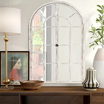 NeuType Arched Wall Mirror for Elegant Home Decor