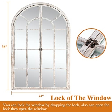 NeuType Arched Wall Mirror for Elegant Home Decor