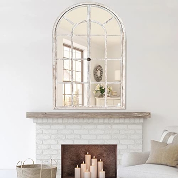 NeuType Arched Wall Mirror for Elegant Home Decor