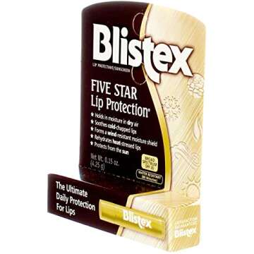 Blistex 5 Star Lip Protct Size .15oz, 3 pack