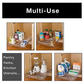 Smart Design Pull-Out Cabinet Organizer for Easy Access