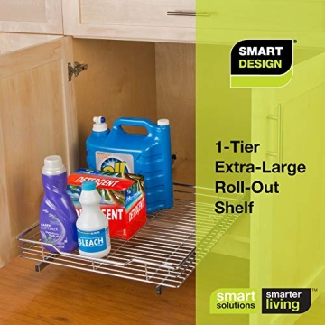 Smart Design Pull-Out Cabinet Organizer for Easy Access