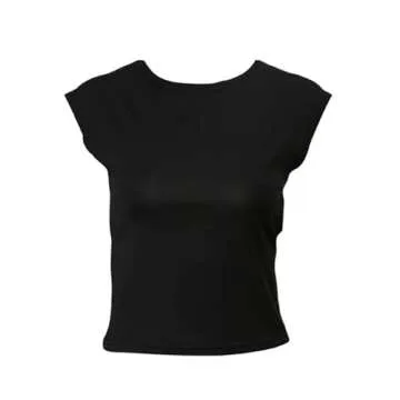 Women Backless Y2K Crop Top for Casual & Streetwear