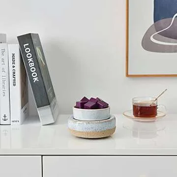 Ceramic Yankee Wax Warmer - Modern Design and Safe Use