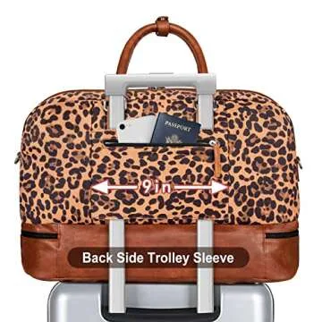 Stylish Weekender Bags for Women with Shoe Compartment