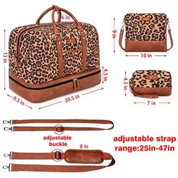 Stylish Weekender Bags for Women with Shoe Compartment