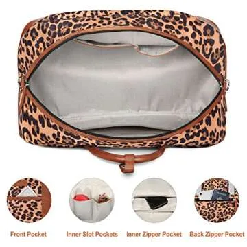Stylish Weekender Bags for Women with Shoe Compartment