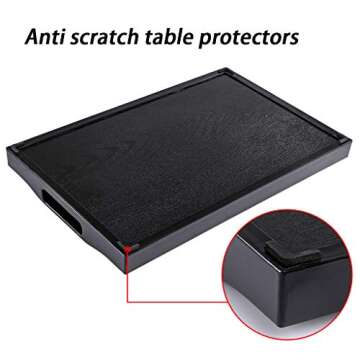 MDLUU Plastic Serving Tray for Breakfast & Coffee Table