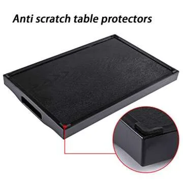 MDLUU Plastic Serving Tray for Breakfast & Coffee Table