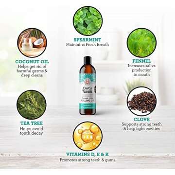 Old GuruNanda Whitening Pulling Oil & Dental Kit: Natural Oral Health