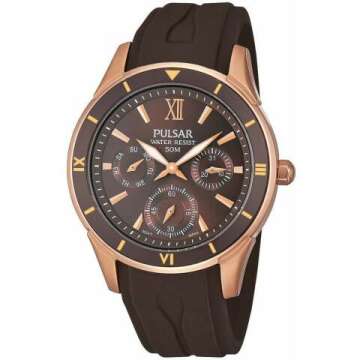 Pulsar Women's Sport Analogue Quartz Watch in Brown