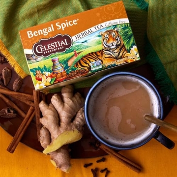 Bengal Spice Herbal Tea - Caffeine Free, Pack of 6