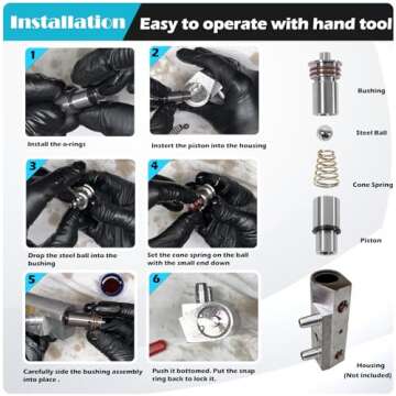 STL010 Cooler Flow Bypass Valve Kit for GM 6L80 & 8L80