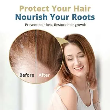 HAIRMETTO® Topical Saw Palmetto and Pumpkin Seed Oil Extract for Hair Loss, Strengthens Hair Roots, Soothes Dry Scalp, with Rosemary, Castor Oil, and Lavender Scent, 4oz Bottle