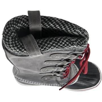 Sorel Women's Joan of Artic Knit Boot, Quarry Red/Dahlia, 9.5 M US