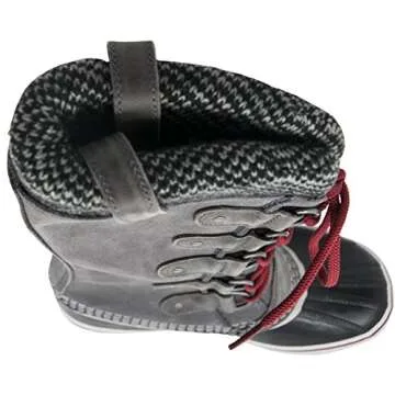 Sorel Women's Joan of Artic Knit Boot, Quarry Red/Dahlia, 9.5 M US