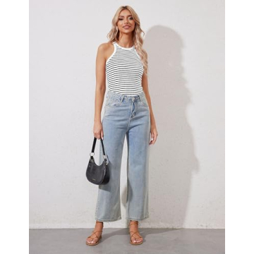 Ziesexy Striped Ribbed Tank Top for Women - Perfect Summer Wear