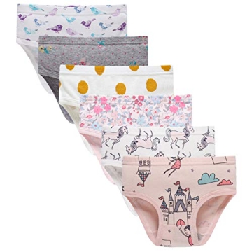 Sladatona Soft Cotton Underwear for Little Girls - Cool, Breathable Comfort