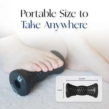Tumaz Foot Roller for Plantar Fasciitis Relief - Ergonomic & Portable