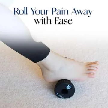 Tumaz Foot Roller for Plantar Fasciitis Relief - Ergonomic & Portable