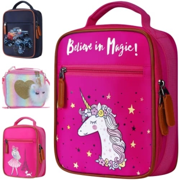 JOJOOKIDS Unicorn Meal Holder - Safe Waterproof Lunchbox for Kids