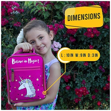 JOJOOKIDS Unicorn Meal Holder - Safe Waterproof Lunchbox for Kids