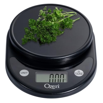 Ozeri Pronto Digital Kitchen Scale for Accurate Weighing