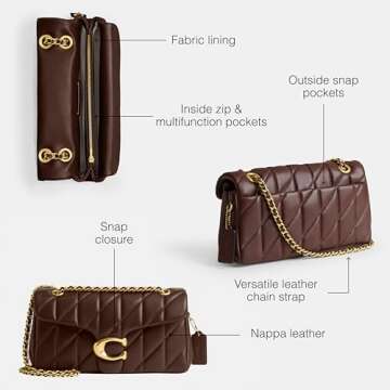 COACH Tabby Shoulder Bag 26, B4/Maple