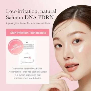 Medicube Salmon DNA PDRN Pink CICA Soothing Toner I Pink Glow Toner for Skin Boosting, Soothing and Calming, Uneven Skin Tone, Peptide & Niacinamide, Korean Skin Care (250ml / 8.45 fl. oz.)