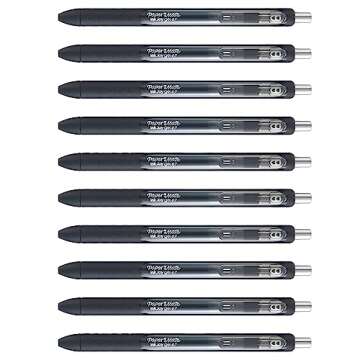 Paper Mate InkJoy Gel Pens | Medium Point (0.7mm) | Black Ink | 12 Count