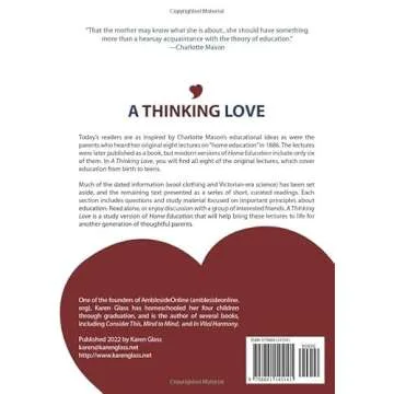 A Thinking Love Studies from Charlotte Mason's Home Education