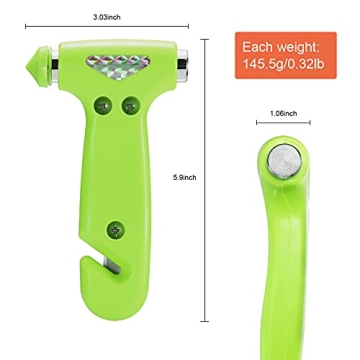 THINKWORK 6-in-1 Emergency Car Safety Hammer Tool