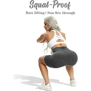 OQQ Women's 3 Piece High Waist Workout Shorts Butt Lifting Tummy Control Ruched Booty Smile Yoga Short Pants Black Grey Avocadogreen