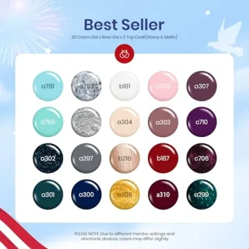 Beetles Gel Polish Kit 20 Pcs Free Spirit Collection