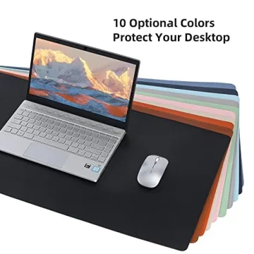 Wolaile 36x17 Leather Desk Pad Blotter - Stylish & Functional