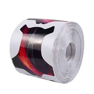 BeautyLeader 500Pcs Long Nail Forms System for UV Gel Acrylic Nail Tips Extension Sharp Ending Adhesive Nail Polish Form Sticker