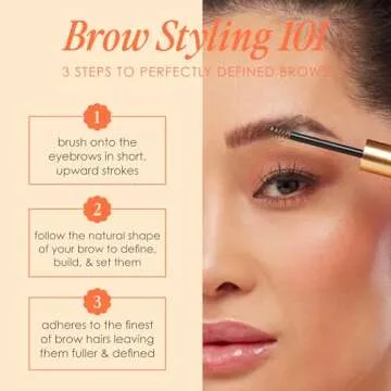 Grande Cosmetics GrandeBROW-FIL Volumizing Brow Gel, Medium, 0.14 fl. oz.