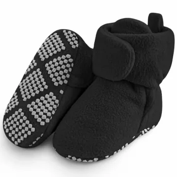 Pro Goleem Fleece Baby Booties - Warm Cozy Slippers for Newborns