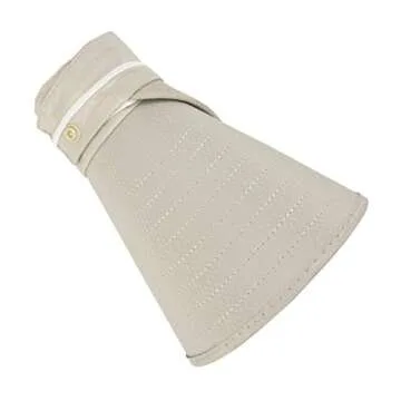 Women Summer Sun Protection Hat Wide Brim UV Hats Removable Neck Face Flap Cap with Ponytail Hole for Fishing Climbing Gardening Beige