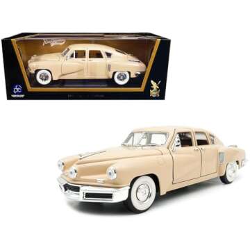 Road Signature 1948 Tucker Torpedo Cream 1/18 Diecast Model Car
