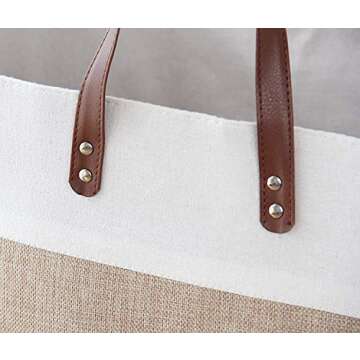 Lihio Laundry Baskets Collapsible Laundry Bag for Bedroom Laundry Hampers Clothes Storage Organier Decorative with Handle for Bathoom Home 13.8"x22"